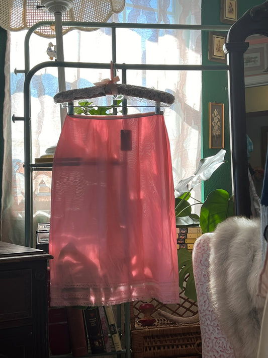 Pink Slip Skirt Small